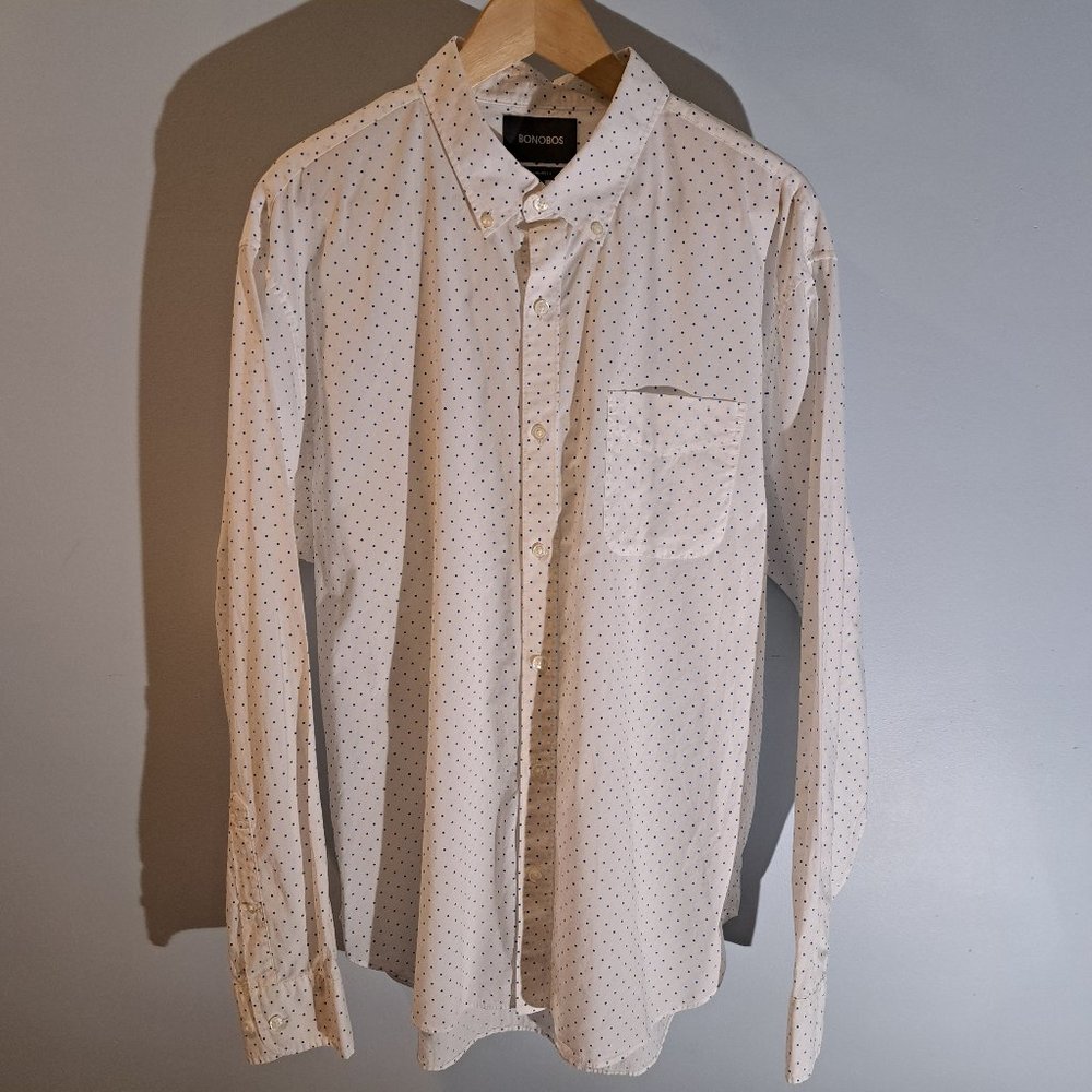 Bonobos men's XL standard fit lightweight long sleeve button down shirt